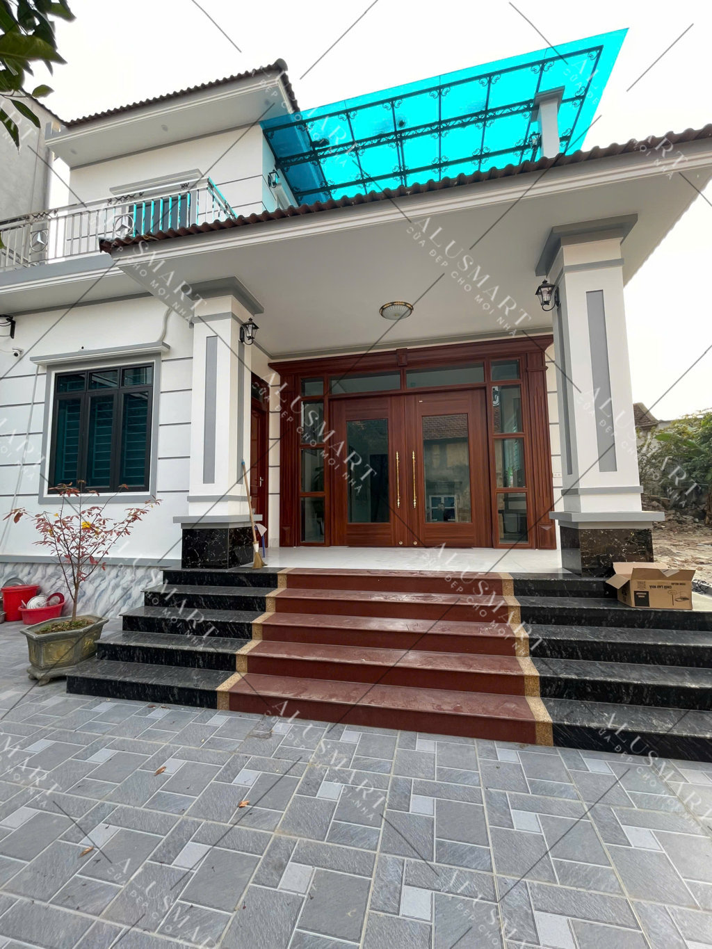 cua thep van go alusmart - hinh 4